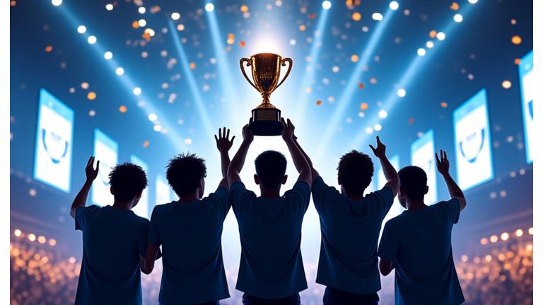 Equipo Luminosity Esports celebrando