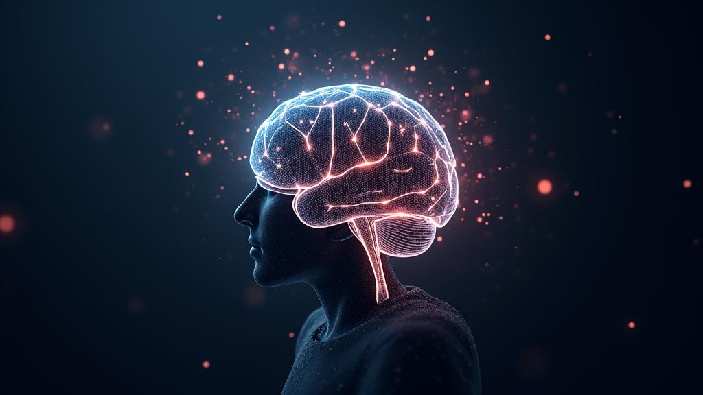 Ilustración de un cerebro humano conectado a una red de ética digital representada por líneas luminosas y nodos, simbolizando la toma de decisiones responsables con IA.