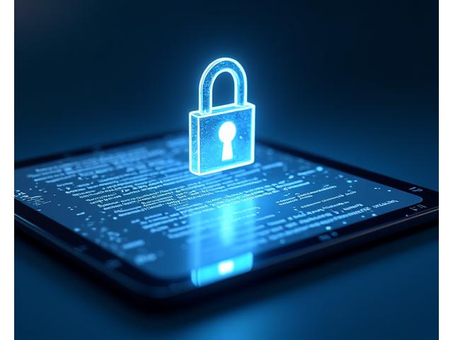Representación de contrato digital con candado de seguridad, simbolizando la protección de los términos de servicio.